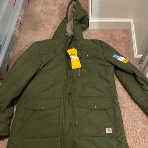 Dark green Large carhartt jacket